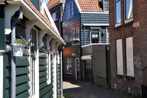 foto van een buurt in Zaandam